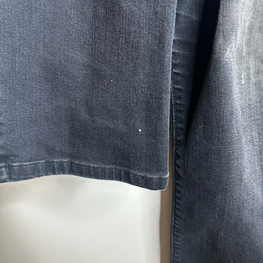 True Religion Ricky Relaxed Straight Mens 38 (actual 40x31) Black Denim Jeans